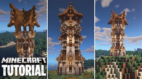 Top 10 Best Minecraft Tower Ideas And Detailed Tutorials