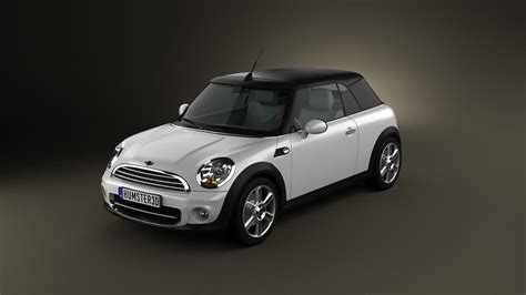 360 view of Mini Cooper convertible 2011 3D model - Hum3D store