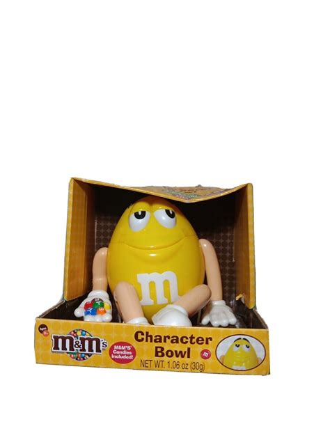 M&M's Brand Collectible Peanut M&M YELLOW Character Bowl New | eBay