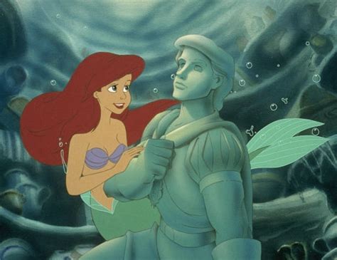 Ariel and Eric's Statue - Little Mermaid: Ariel's Beginning Photo ...