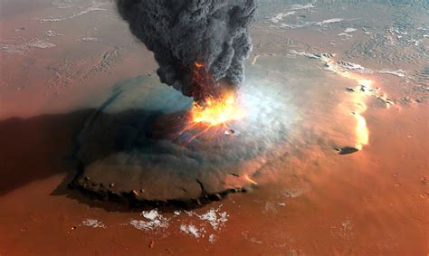 Mars may have ACTIVE volcanoes 'with magma flowing beneath surface ...