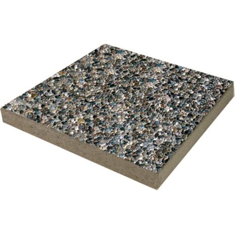 Aggregate Square Concrete Stepping Stones - Landscape Creations ...