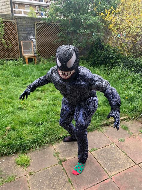 Venom Kostüm UK LIEFERUNG cosplay Muskelanzug Gift | Etsy