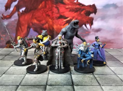 More 3D printed Dungeons & Dragons minis! Also I have Great News in the comments! : r/3Dprinting