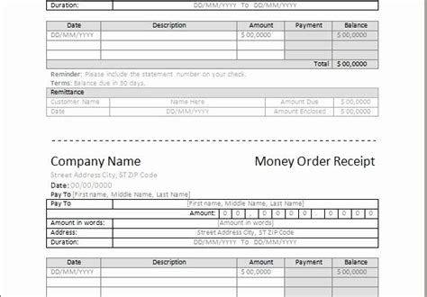 35 Money order Receipt Template | Hamiltonplastering