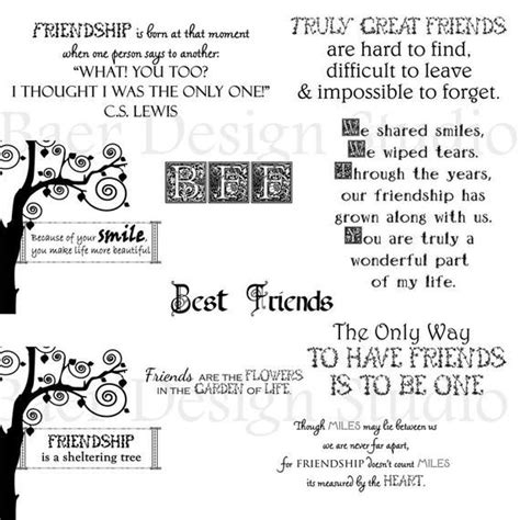 Word Art Clipart Printable Quotes Friendship Quotes Digital - Etsy ...