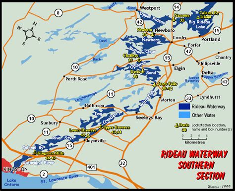 Rideau Canal Map