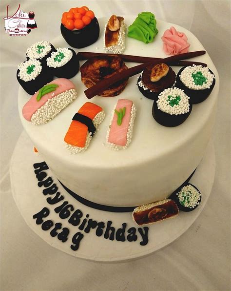 "Sushi cake" - Decorated Cake by Noha Sami - CakesDecor