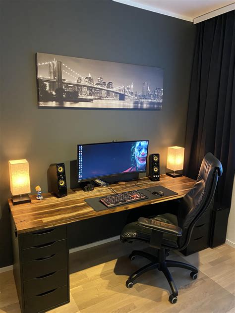 My setup so far. #gamingsetup My setup so far. | Home office setup, Office setup, Home office design