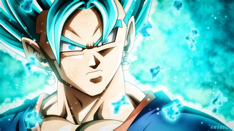 Vegito Blue Power - 8K Ultra HD Dragon Ball Super Wallpaper by Sadman Sakib