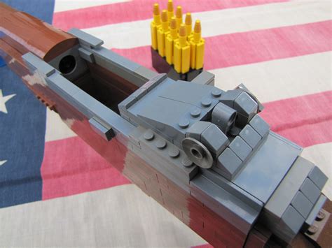 LEGO M1 Garand 02 | The ammunition port shown with the bolt … | Cole ...