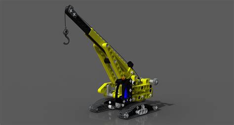 3d 3dm lego crane