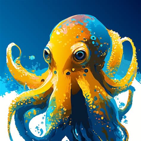 Premium Vector | Colorful octopus vector