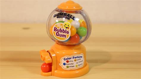 Mini Gumball Machine Bubble Gum - YouTube