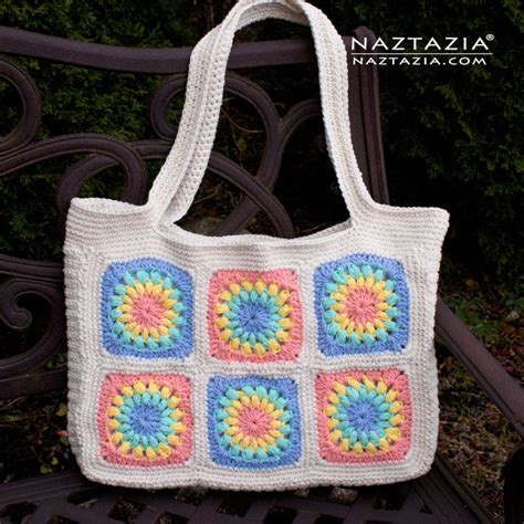 Bag made with granny squares - campestre.al.gov.br