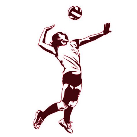 Volleyball Spike Silhouette | Free download on ClipArtMag