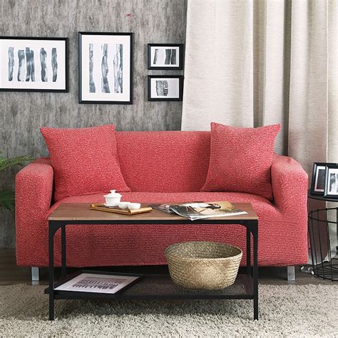 modern Sofa cover Slipcovers Elastic Cheap Solid Slipcover Couch coverLoveseat living room ...