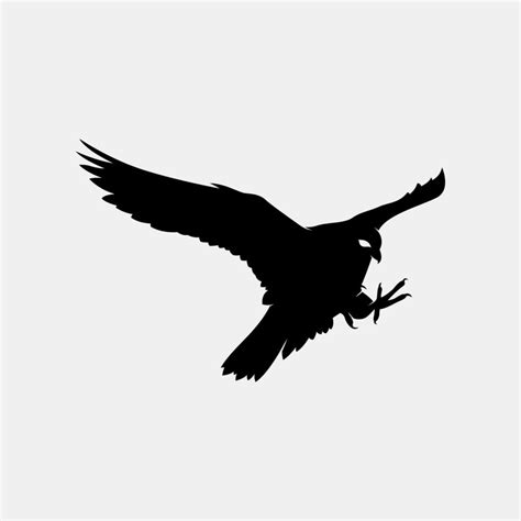 falcon vector silhouette 11542445 Vector Art at Vecteezy