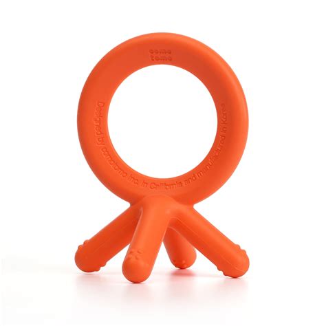 Comotomo Silicone Baby Teether, Orange - Walmart.com - Walmart.com