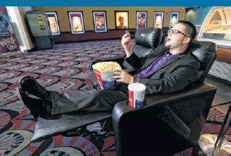 Huber movie theater adds a touch of luxury. - PressReader