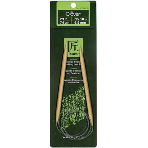 Clover Bamboo Circular Knitting Needles 29" (Sizes 3 to 15) – Lion Brand Yarn