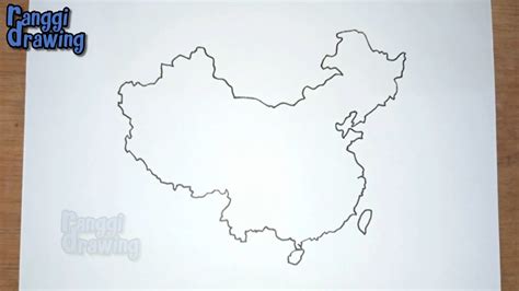 How to Draw Map of China - YouTube