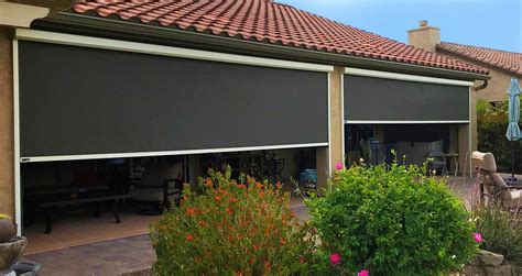 Motorized Outdoor Shades and Solar Screens in DFW