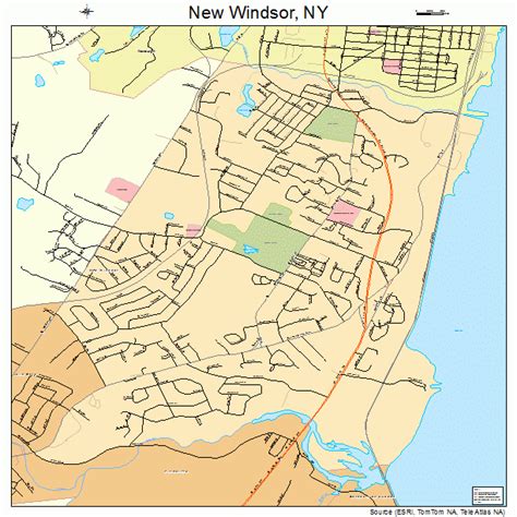 New Windsor New York Street Map 3650837