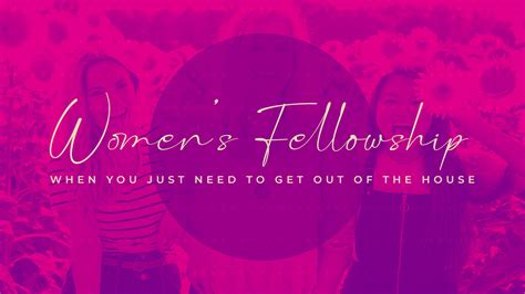 Women’s Fellowship: When you just need to get out of the house! | St Matthew Lutheran Church