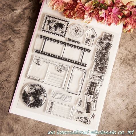 scrapbooking clear stamps stamp ink embossing folders ACRYLIC VINTAGE FOR PHOTO SCRAPBOOKING ...