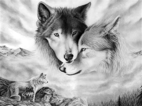 Wolf Love Wallpapers - Wallpaper Cave