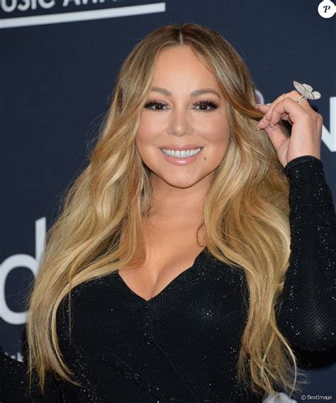 Mariah Carey dans la press room des 2019 Billboards Music Awards au MGM ...