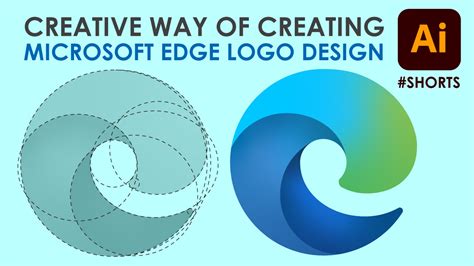 CreativeAlys — Creating Microsoft Edge Logo Design in Adobe...