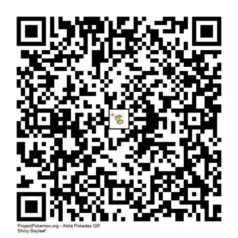 153 - Shiny Bayleef.png - Generation 7 - QR Codes - Project Pokemon Forums