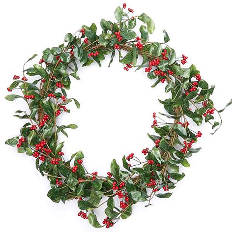 Artificial Mistletoe Wreath - Wreaths - Floral Supplies - Craft Supplies - Factory Direct Craft