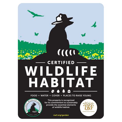 Tennessee Wildlife Federation Certified Wildlife Habitat Sign