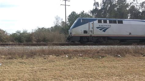 Amtrak train in kingstree sc - YouTube