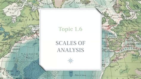 Topic 1 6: Scales of Analysis - YouTube