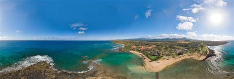 Poipu Beach Aerial 360 Panorama | 360Cities