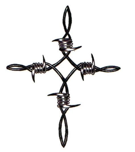 Barb Wire Cross by ppunker on DeviantArt