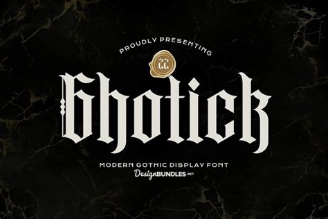 Ghotick - Modern Gothic Font