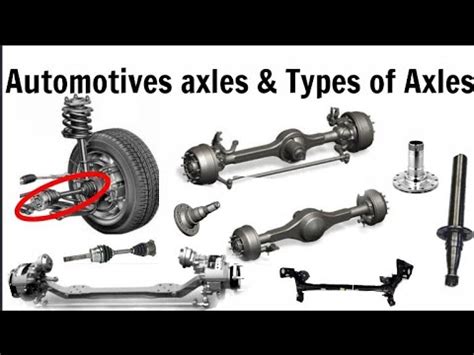 #AxleShaft Types of Axles shaft, stub axle, CV joint, half shaft ...