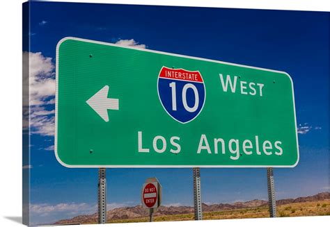 Interstate 10 Highway Signs To And From Phoenix, Arizona And Los ...