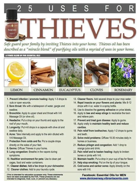 25 Uses for Young Living Thieves Essential Oil https://www.youngliving.com/signup/?site=US ...