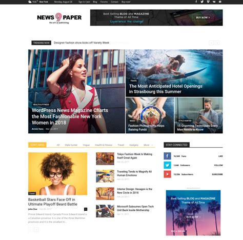 Best-Selling News Website Templates to Make Your Website Look Unique