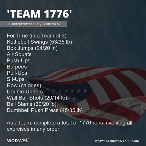 "Team 1776" WOD