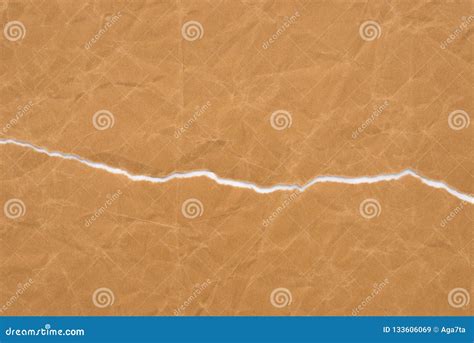 Brown Torn Paper with Copy Space Background Texture Stock Image - Image ...