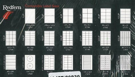 Redfern Avery Laser Labels ( 100 A4 sheets per box ) | Copy House