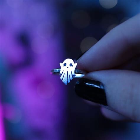 Ghost Ring Spooky Season Jewelry Halloween Jewelry Fall - Etsy