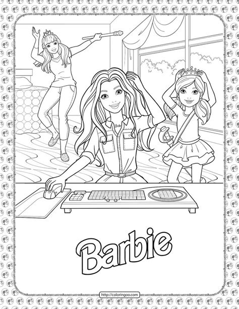 Barbie Princess Adventure Coloring Pages 03 | Princess coloring pages printables, Barbie ...